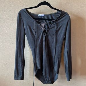 NWT Blue Blush • Long Sleeve Body Suit